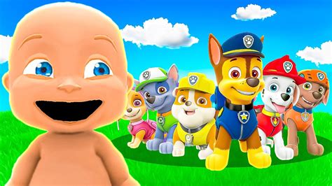 Baby Meets The PAW PATROL YouTube