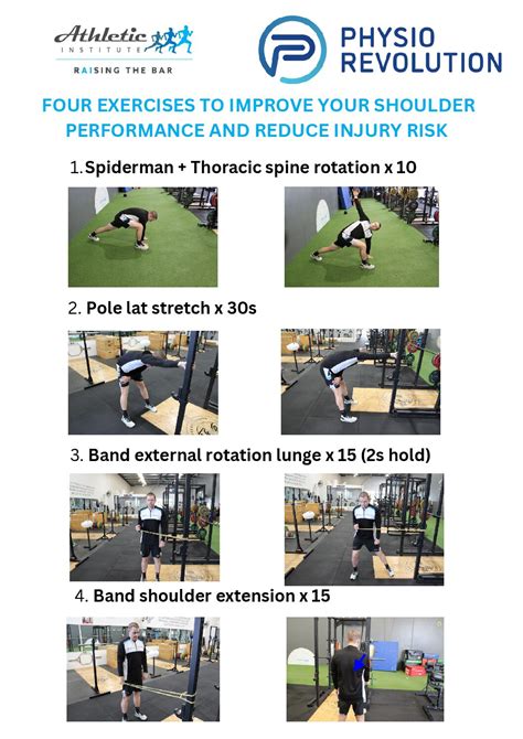 Four Exercises to Reduce Shoulder Injury Risk - Physio Revolution