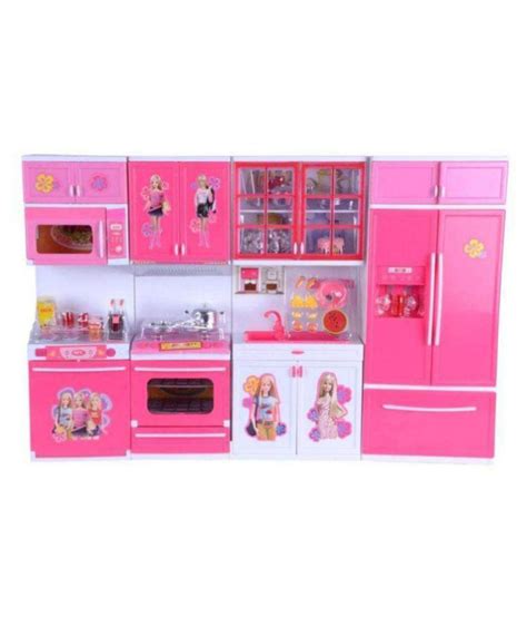 Barbie Dream House Kitchen Set Light And Sound With Gas Refrigerator