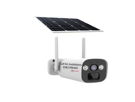 Solar Powered Bullet Cctv Camera Mp G Sim Trueview