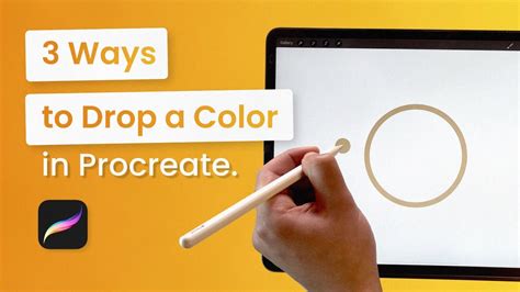 How To Use Color Drop In Procreate Youtube