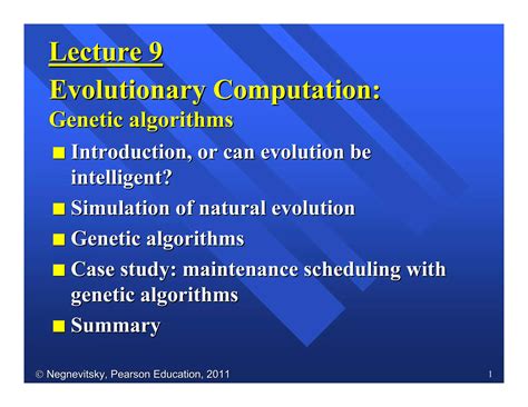 The Design Of Innovation Lessons From And For Competent Genetic Algorithms Genetic Algorithms And Evolutionary Computation