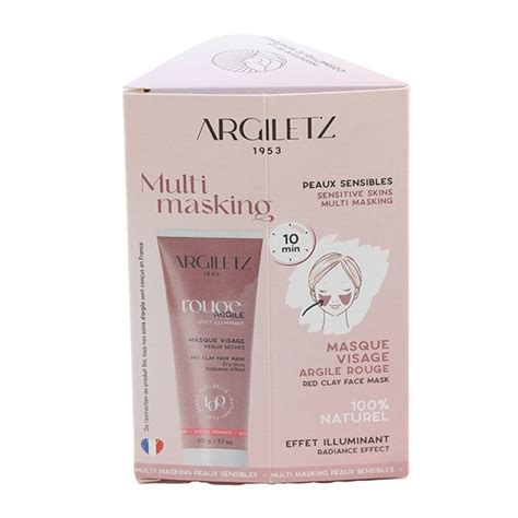 Argiletz Coffret Trio Masques à l argile pour Peaux Sensibles