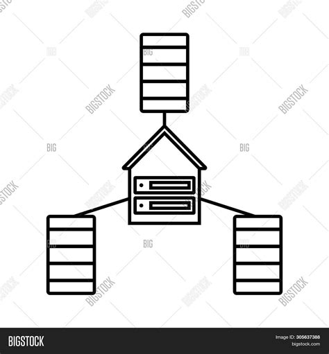 Datacenter Icon Vector Photo Free Trial Bigstock