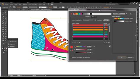 Modifier Les Couleurs D Une Illustration Adobe Illustrator Youtube