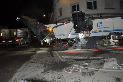 Vosges Circulation Perturbée De Nuit Dans Les Rues DÉpinal Et De La