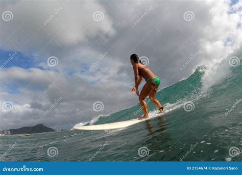 Bikini Surfer Girl Stock Images Image 2154674