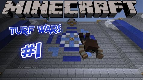 Minecraft Mini Game Turf Wars Ep 1 YouTube