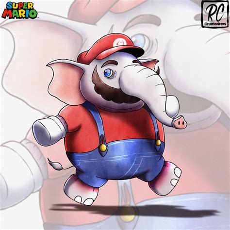 Art Elephant Mario Know Your Meme