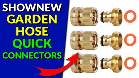 Shownew Garden Hose Quick Connectors Youtube