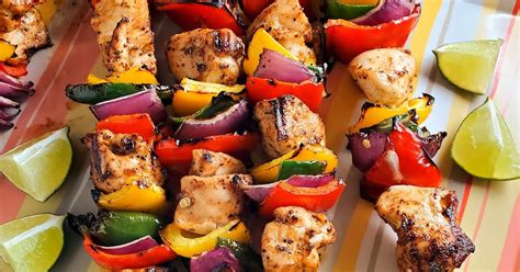 Slice Of Southern Summer Fresh Recipe Series Chicken Fajita Kabobs