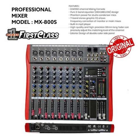 Mixer Audio Original Channel Firstclass Mx Lazada Indonesia