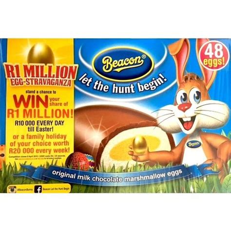 Beacon Marshmallow Easter Eggs Box Of 24 Marshmallow Easter Egg