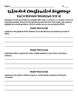 STAAR Extended Constructed Response By Brandi Kinsey TPT