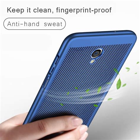 Luxury Hard PC Breathable Heat Dissipation Phone Case For Meizu M3 M5