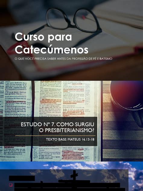 O Que Significa Catecúmenos - Curso para Catecúmenos Estudo 7 | PDF
