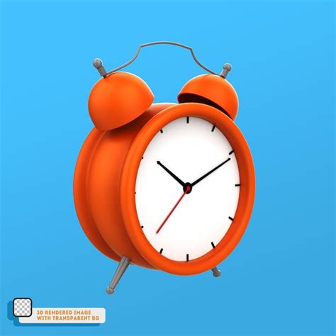 Premium Psd Alarm Clock Icon Isolated D Rendered Illustration