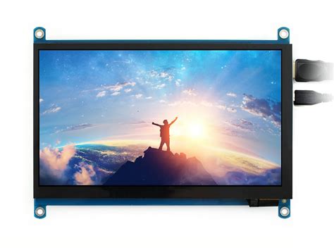 Waveshare 7 Inch HDMI LCD H Computer Monitor 1024 600 IPS Capacitive