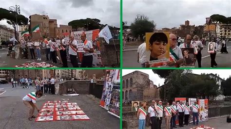 Rome Italy—september 23 2023 Mek Supporters Held A Rally In