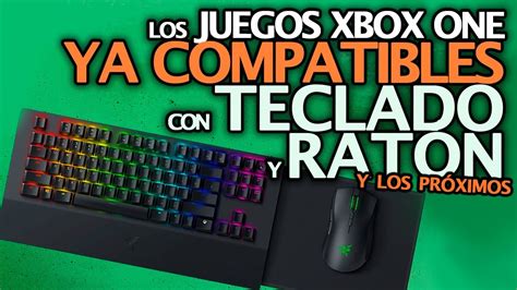 Juegos COMPATIBLES con TECLADO y RATÓN en XBOX ONE y los próximos