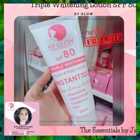 Sy Glow Triple Whitening Instant White Lotion SPF 80 200ml Lazada PH