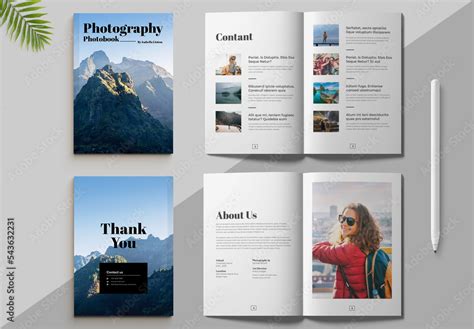 Photo Book Design Template Stock Template Adobe Stock