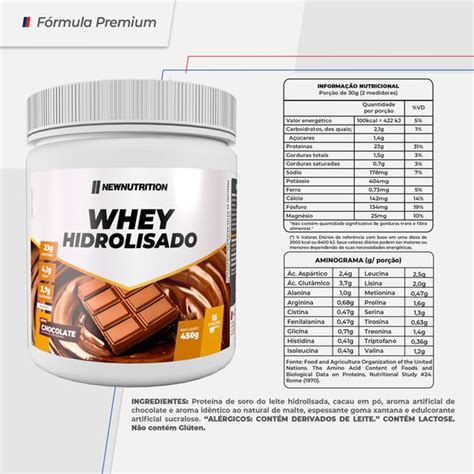 Whey Protein Hidrolisado 450g NewNutrition