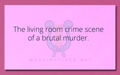 Siring Settings – The living room crime scene of a brutal murder ...