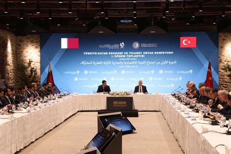 Inaugural Session Of Qatar Turkiye Joint Economic And Trade Commission