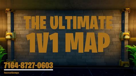 THE ULTIMATE 1V1 MAP Fortnite Creative Map Code Dropnite