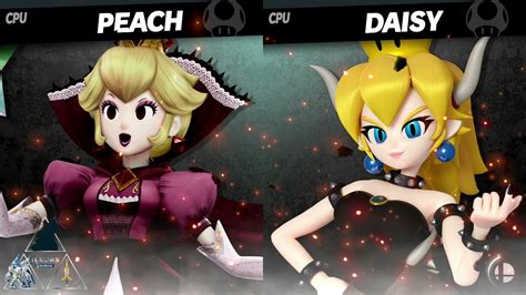 Smash Mods Ultimate Shadow Queen Peach Vs Bowsette YouTube