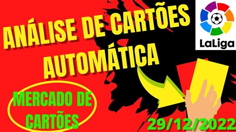 Análise Automática Mercado de Cartões Apostas Esportivas Palpites