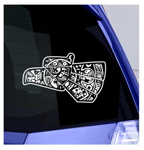 Aztec Mexican Eagle Car Decal,6.5x4 Hecho En Mexico, Made in Mexico ...