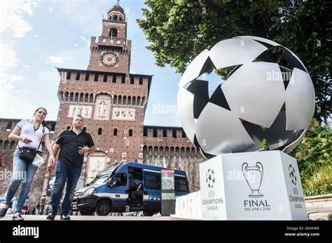 UEFA Champions League trophy ceremony ahead of the final on Saturday ...