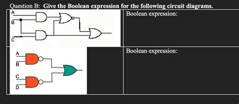 Solved Boolean Expression Boolean Expression