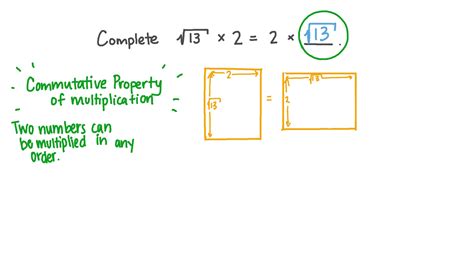 Question Video Applying The Commutative Property Nagwa