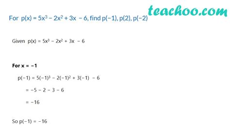 Remainder Theorem For Polynomials Why Is It Used Examples Teacho