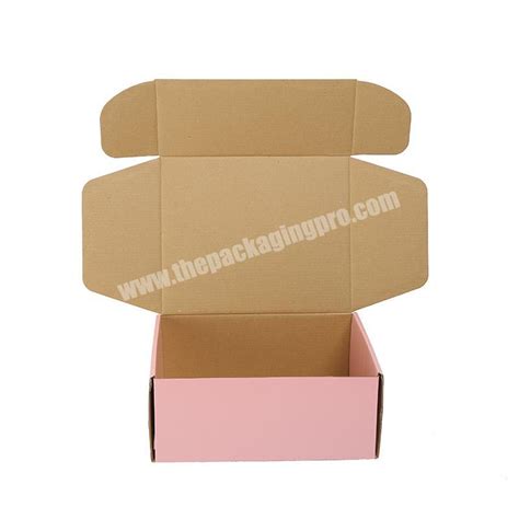 Custom Print Logo 3 Ply Corrugated Box With K9 Corrugated Flute Clothing Shipping Box