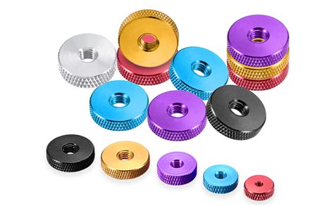 Uxcell Flat Knurled Nut M X Mm X Mm Thumb Nuts Lock Adjusting