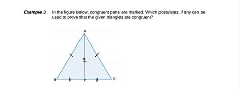 Solved Example 3 In The Figure Below Congruent Parts Are Marked