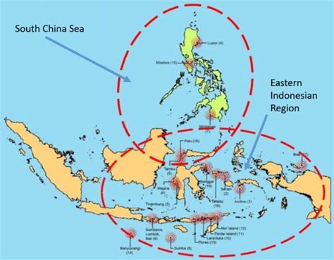 Area of study in Indonesia and the Philippines | Download Scientific ...