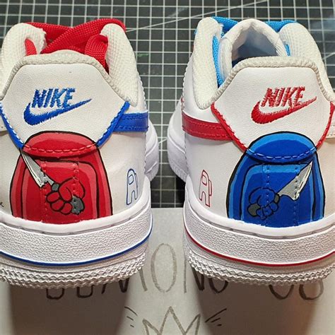 Among Us Air Force 1 Custom Air Force 1 Custom Air Force 1 Us Air Force