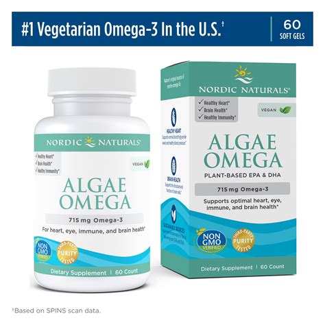 Nordic Naturals Algae Omega Softgels Mg Walmart Walmart