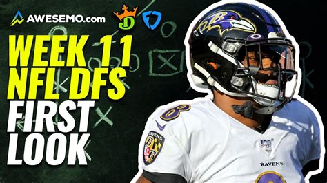 Nfl Dfs First Look Week 11 Draftkings Yahoo Fanduel Daily Fantasy