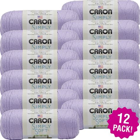 Caron Simply Soft Solids Yarn 12pk Orchid