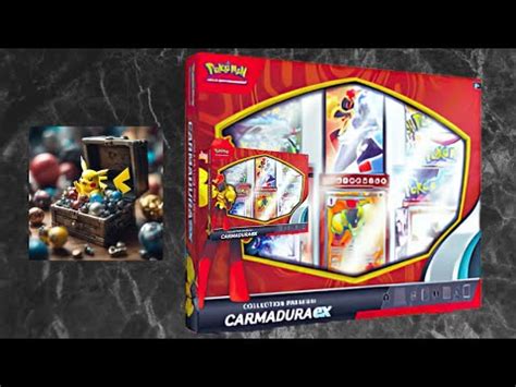 Coffret Carmadura Ex Collection Premium Ouverture de Booster Pokémon