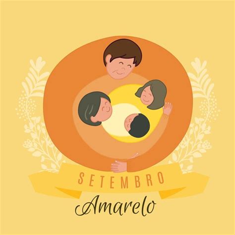 Setembro Amarelo Concept Vector Gratis