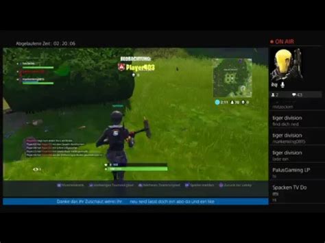 Fortnite Ps4 german ihr könnt mit Zocken YouTube