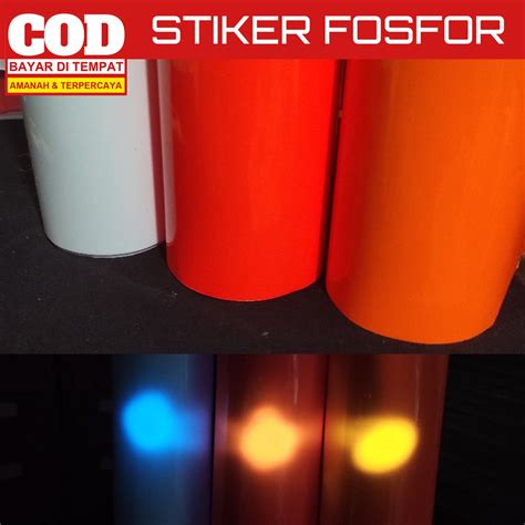 Jual Stiker Fosfor Glow In The Dark Bahan Vynil Glossy Shopee Indonesia