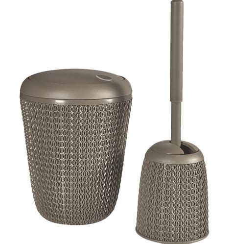 CURVER KNIT KOMPLET KOSZ NA ŚMIECI i SZCZOTKA WC B 9825191443